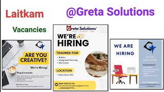Laitkam - Vacancies @Greta Solutions 
