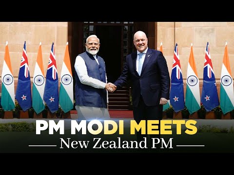 LIVE : PM Modi holds talks with PM Luxon of New Zealand at Hyderabad House