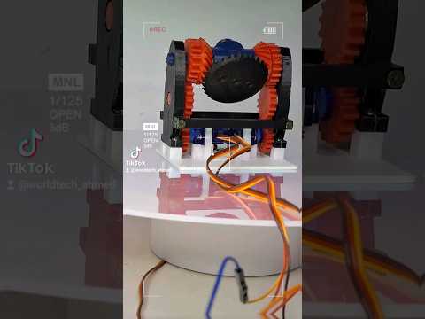 Robotics Innovation: Testing a 3D Printed Rotary Base Design #shorts #3dprinted #robot #innovation