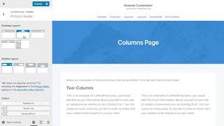 Genesis Customizer Header Layouts