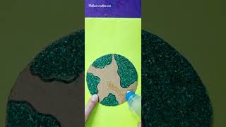 Earth Day 🌎 Ideas for school / Earth Day Craft Ideas #earthday #shorts #trending