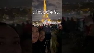 Happy Valentine's Day! 🤍 #eiffeltower #paris #valentinesday #heartsday #lyden #europe #cousins