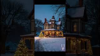 It's Christmas Time. #christmas #winter #holidays #village #aiarchitecture #airender #aiart