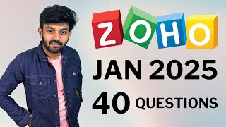 ZOHO January 2025 Round - 1 | All Questions | logic io