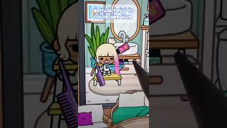 Britain try’s dying her hair😭😬#tocaboca #tocalifeworld #tocarp #viral #trending #shorts #fyp