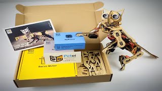 Petoi Bittle - A Powerful Tiny Realistic Palm-sized Robot Dog