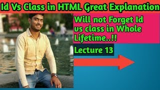 difference between id and class in css,html with example || id vs class in css by mind touch tech