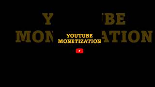 new youtube monetization requirements #youtubeshorts #youtubemonetization #monetizationpolicy2023