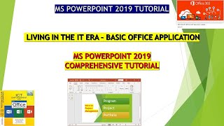 MS PowerPoint 2019 Comprehensive Tutorial Hands-on