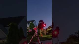 Uranus through my telescope 🔭 #uranus #shorts #telescope #space #astrophotography  l