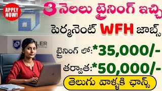 Work From home jobs 2024 | Latest Jobs In Telugu | Scaler Company work From Home