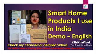 Smart Home Automation Products Setup Demo Light Switch Sensor Universal Remote Smart Home India Tour