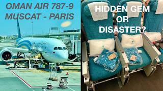 OMAN AIR 787-9 Economy Class | Muscat - Paris | Oman Air Economy Class Review