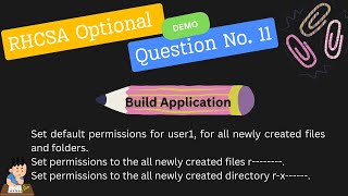 RHCSA demo optional questions 11