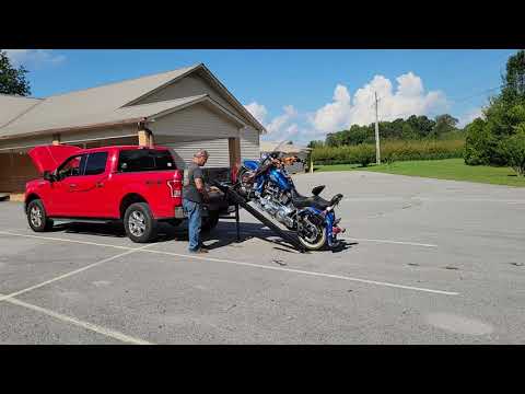 Motorcycle winch lift part 2