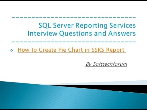 How to Create Pie Chart in SSRS Report