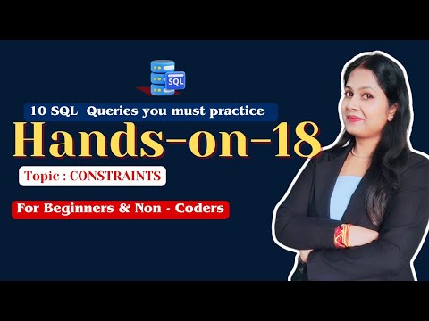 SQL Handson 18/25:CONSTRAINTS SQL Project  #sqltutorial #dataanalytics #SQL