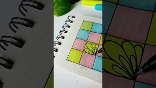 Easy zentangle pattern tutorial #art #zentangle #shorts #doodle #3d #trending