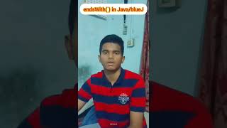 Awab describing ends with in BlueJ #cprogrammingandc #pythontricks #computerlanguage