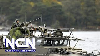 面对俄罗斯危机，瑞典部署装甲车和战机在哥特兰岛进行演习 | NCN 新聞 #shorts