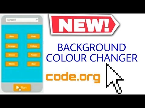 Making a background changer app on hour of code!