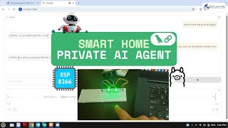 Smart Home with Private AI Agent using LangGraph, LangChain, Ollama & ESP8266