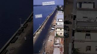 kochi MarineDrive in 1960 and 2023  The change #kochi #cochin #marinedrive #change