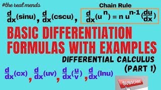 differentiation basic formula // differentiation math 12th class formula #differentiation #12th