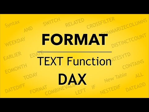 FORMAT Function in Power BI using DAX | TEXT Function | #powerbi #dax