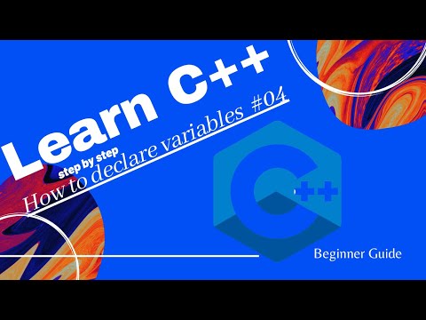 C++ Tutorials Step by Step #4 - C++ Variables