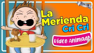 Cri-Cri | La Merienda 🥛🕗👦🏻👧🏻 | Flavio |  (Video animado🎥)