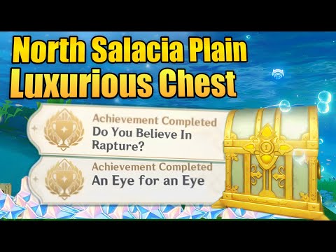 Fontaine Hidden Luxurious Chest in North Salacia Plain 2X Hidden Achievement | Genshin Impact 4.0