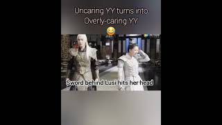 Yang Yang Uncaring then Overly-caring towards Zhao Lusi #yangyang杨洋 #zhaolusi #杨洋 #赵露思 #且试天下