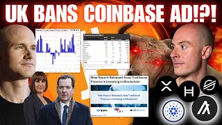 UK Bans Coinbase's Ad!?!? Crypto Fund Flow Report, Major Banks Exposed Crypto Investments In Report!