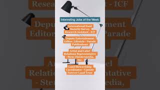 Interesting Jobs of the Week #dreamjob #interestingjobs #flexjobsinterestingjobs #remotework
