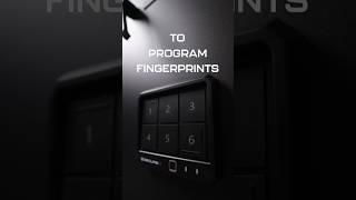 How to program your fingerprints into our new biometric safe lock.  #homedefense  #biometric