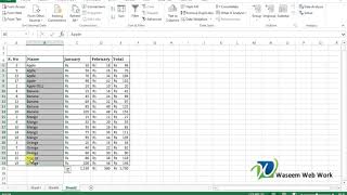 How to use multiple sorting in MS Excel? Urdu