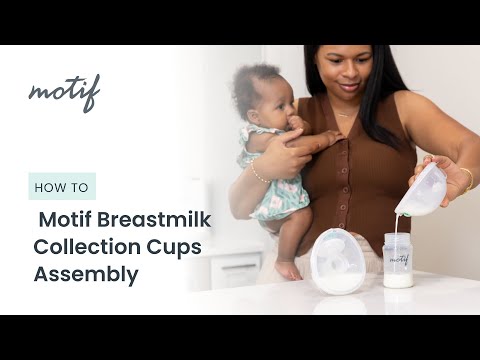 How To: Motif Breastmilk Collection Cups Assembly