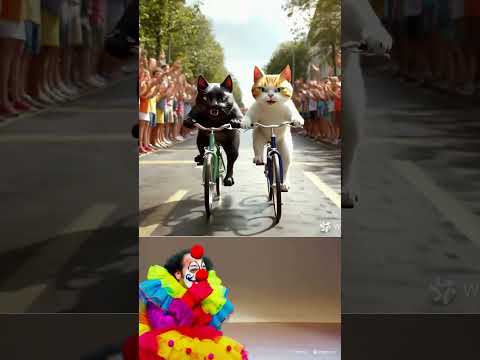 Thú cưng đua xe đạp, Vui, Hài hước... (Pet bike racing, Fun, Funny...)  #animal #funny #pets