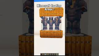 Floating armor stand in Minecraft #shorts
