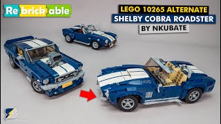 LEGO 10265 alternate build - Shelby Cobra Roadster by NKubate from Rebrickable