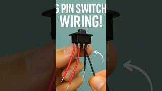 "6 Pin Slide Switch Wiring | Forward & Reverse Connection Explained!"#Shorts #YouTubeShorts