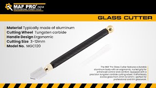 MAF PRO Glass Cutter – Precision Cutting with Tungsten Carbide Wheel