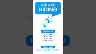Tech Mahindra Hiring || Apply on Given E-mail ID || Apply #sapsdconsultant #sapmmtraining #hiring