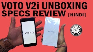 VOTO Mobile V2i | Unboxing | Voto smartphone V2i Mobile Specifications [HINDI]