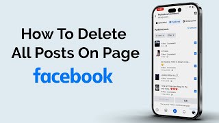 How To Delete All Posts On Facebook Page?