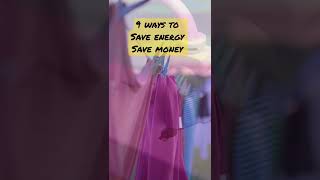 9 ways to save energy and save money #savemoney