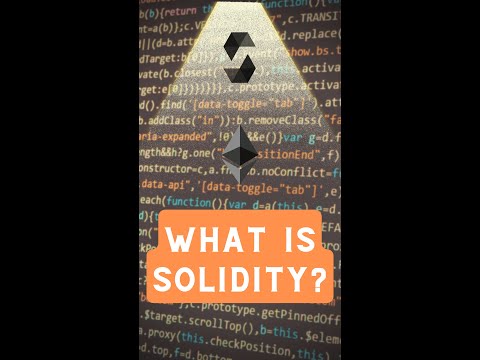 What is Solidity? #ethereum #solidity