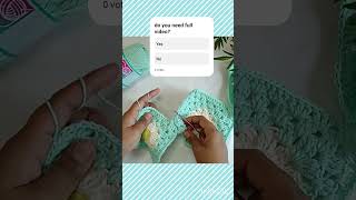 Attaching Granny square