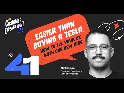 Easier than buying a Tesla: How to fix your CX with one new hire